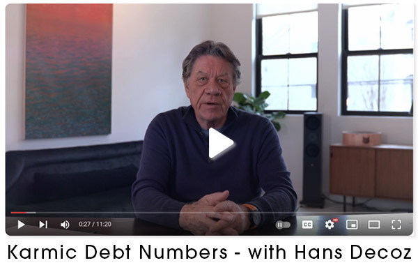 About Karmic Debt Numbers, with numerologist Hans Decoz